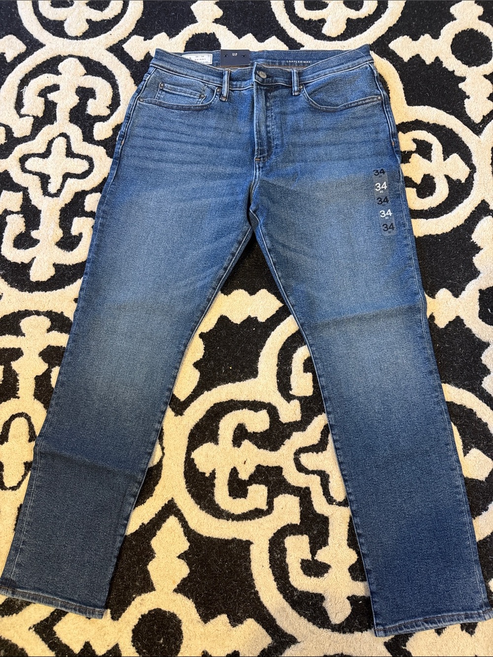 Mens GAP Skinny Jeans 34x30 NWT